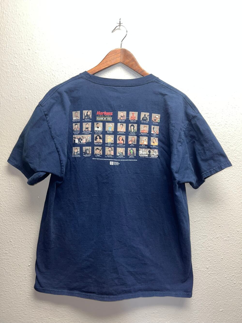 Harkins Theatres Shirt Theaters 2017 Movie Star Wars Smurf Movies Tee Large